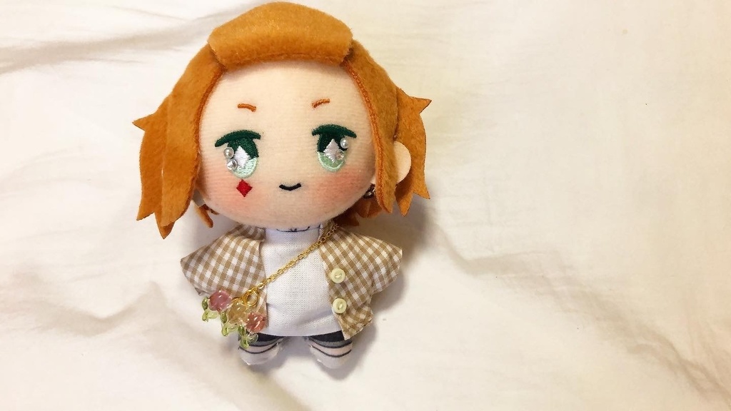 🌷チューリップポシェットと🤎チェックジャケット3点セット