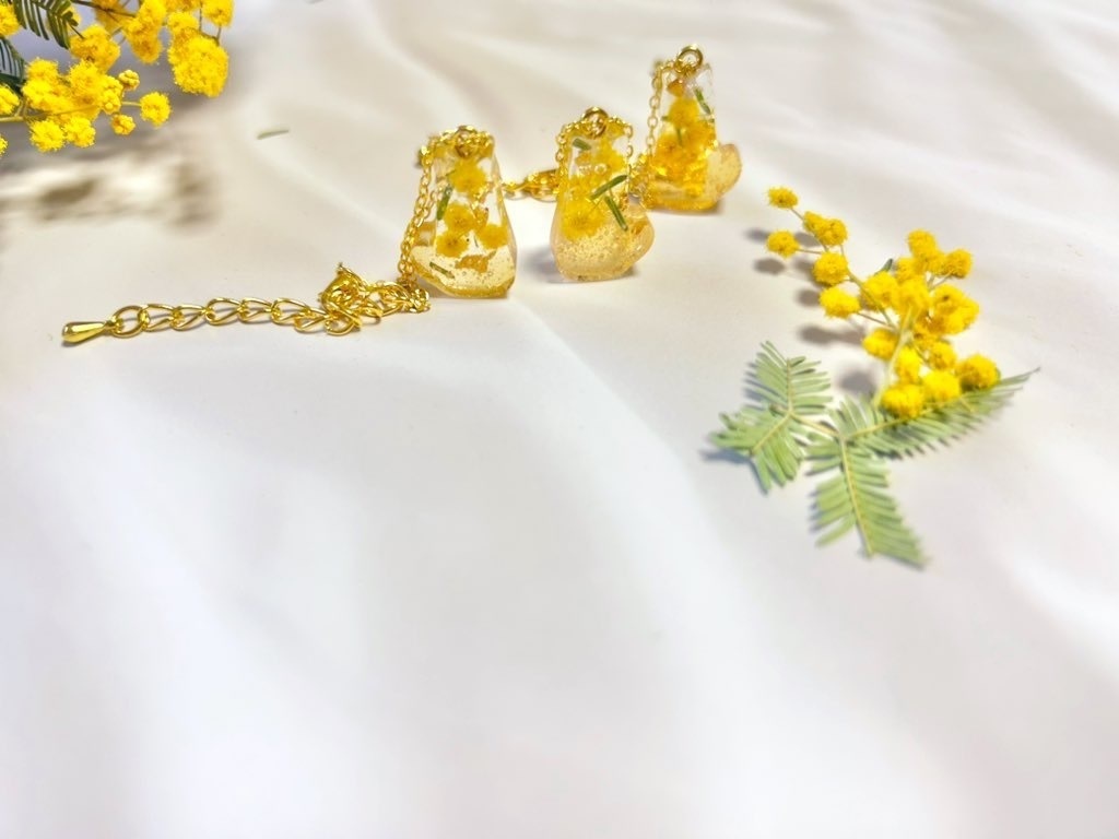 Newミモザポシェット💛🌿.∘