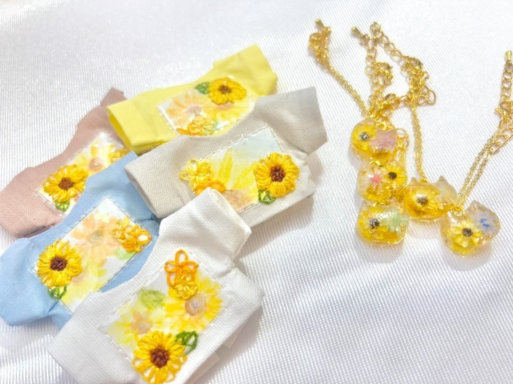soyokaze×ひつじのはなやコラボ作品 ひまわりセット🌻(ランダム)