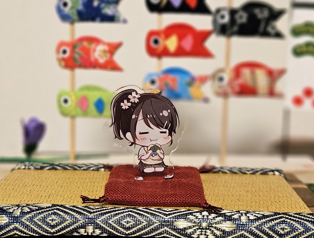 三浦ハル座布団アクリルスタンド