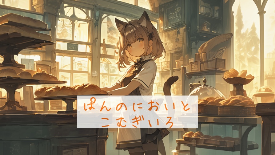 【作業用BGM】 ✿ぱんのにおいとこむぎいろ　【フリーBGM】