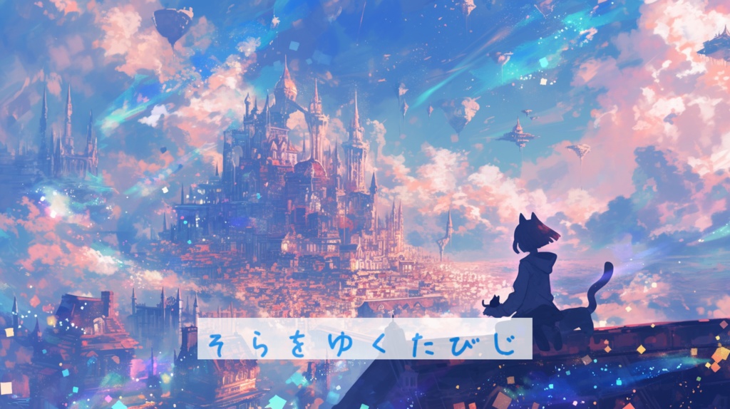 【作業用BGM】 ✿そらをゆくたびじ　【フリーBGM】