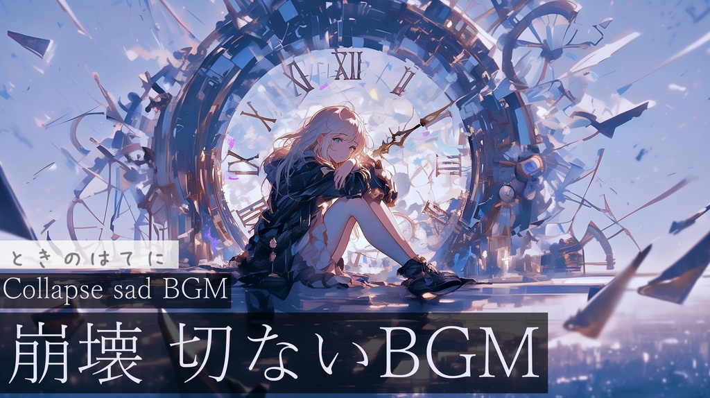 【フリーBGM】ときのはてに【作業用BGM・切ないBGM・崩壊】