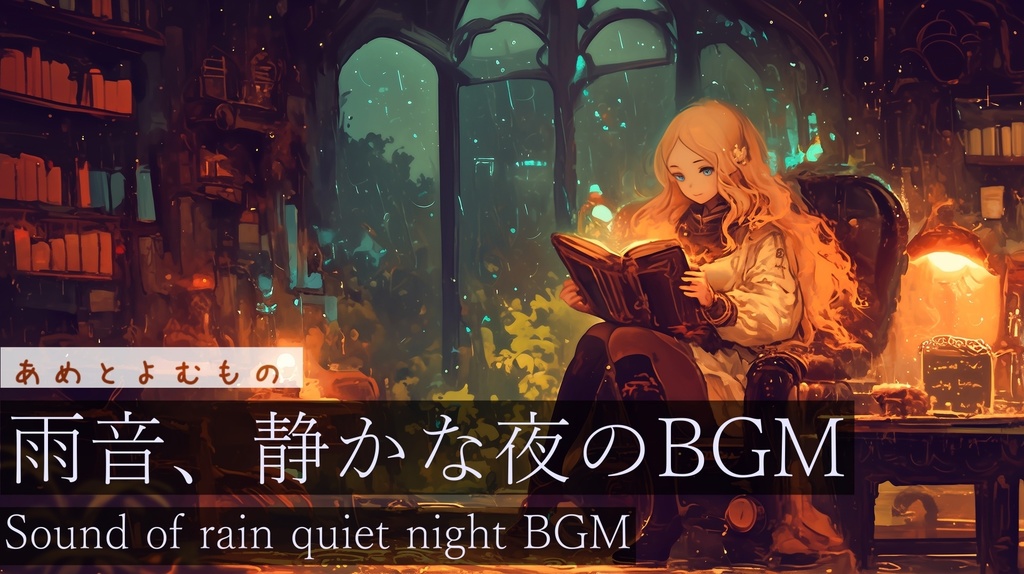 【フリーBGM】あめとよむもの【作業用BGM・異世界・夜のBGM・癒しのBGM】