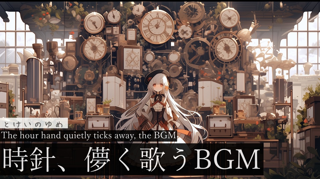 【フリーBGM】とけいのゆめ【作業用BGM・切ないBGM・ヴォーカル有】