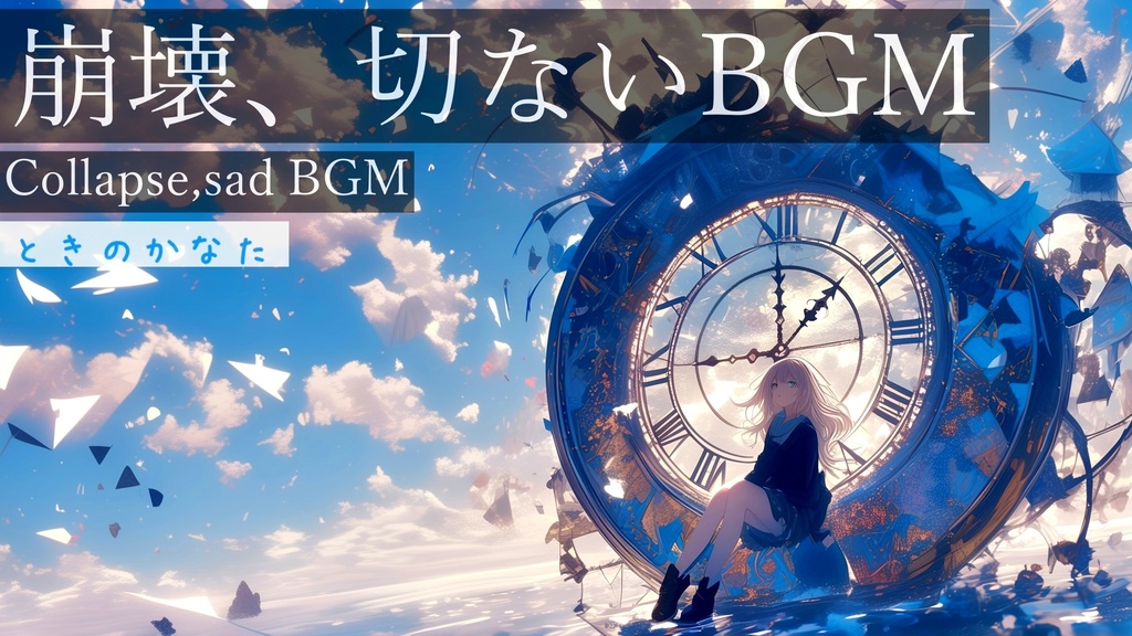 【フリーBGM】ときのかなた【作業用BGM・切ないBGM・崩壊】