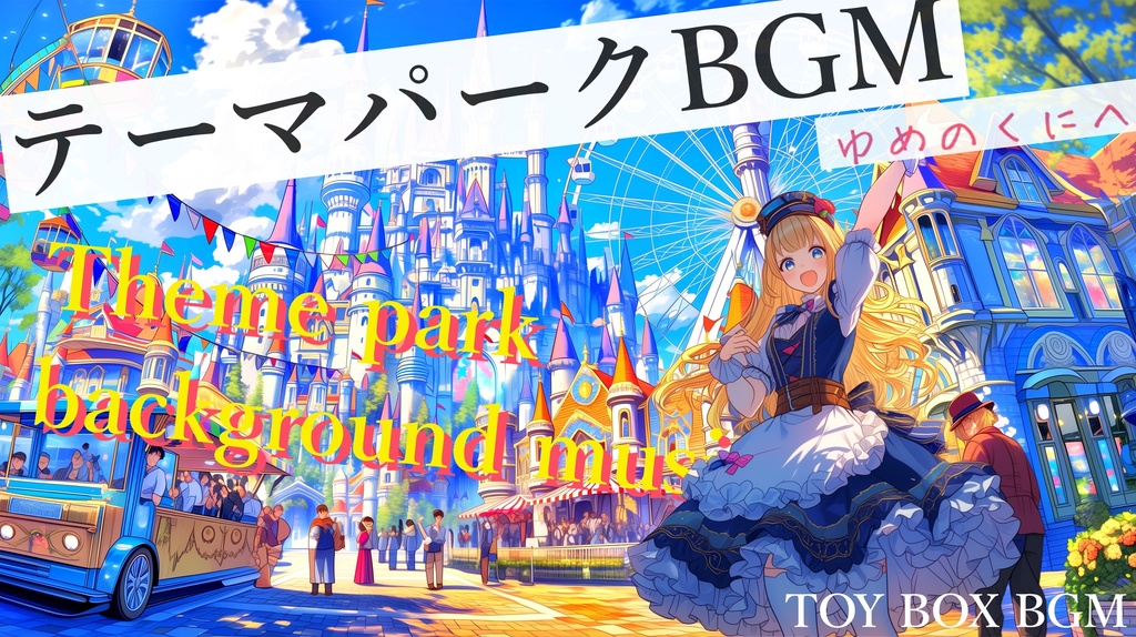 【テーマパークBGM】ゆめのくにへ【フリーBGM・作業用BGM・遊園地BGM】