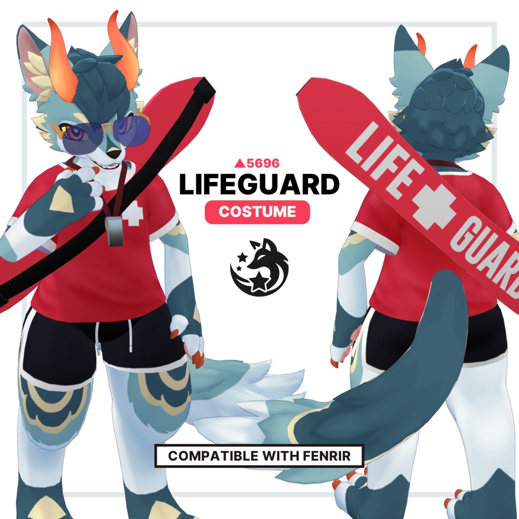Lifeguard Costume for Lars&Fenrir