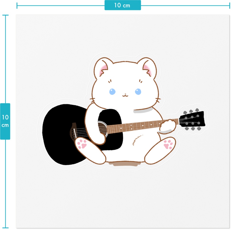 謎生物アコギステッカー