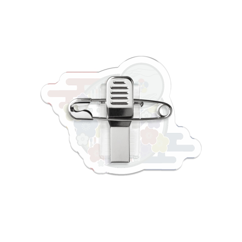 結びの鶯マークバッチ