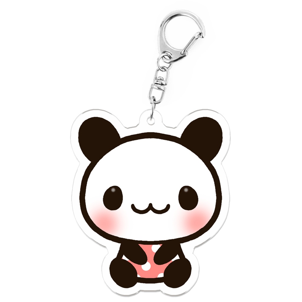 ぱんだじゃないです。 アクリルキーホルダー