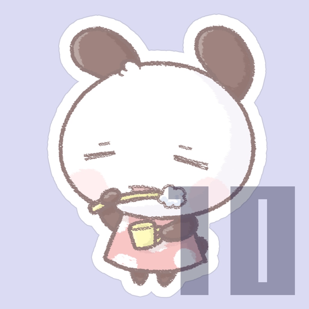 【NEW】しろちゃんステッカー(全20種)