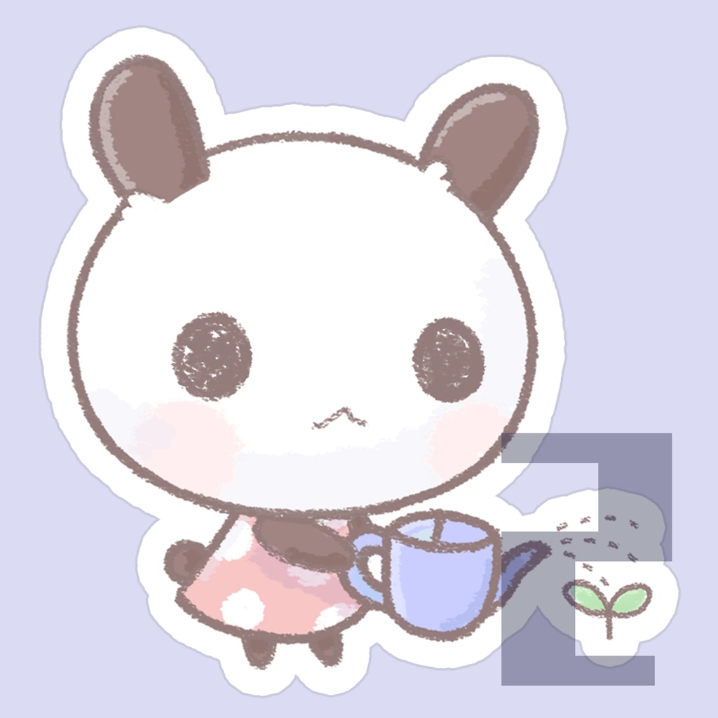 【NEW】しろちゃんステッカー(全20種)