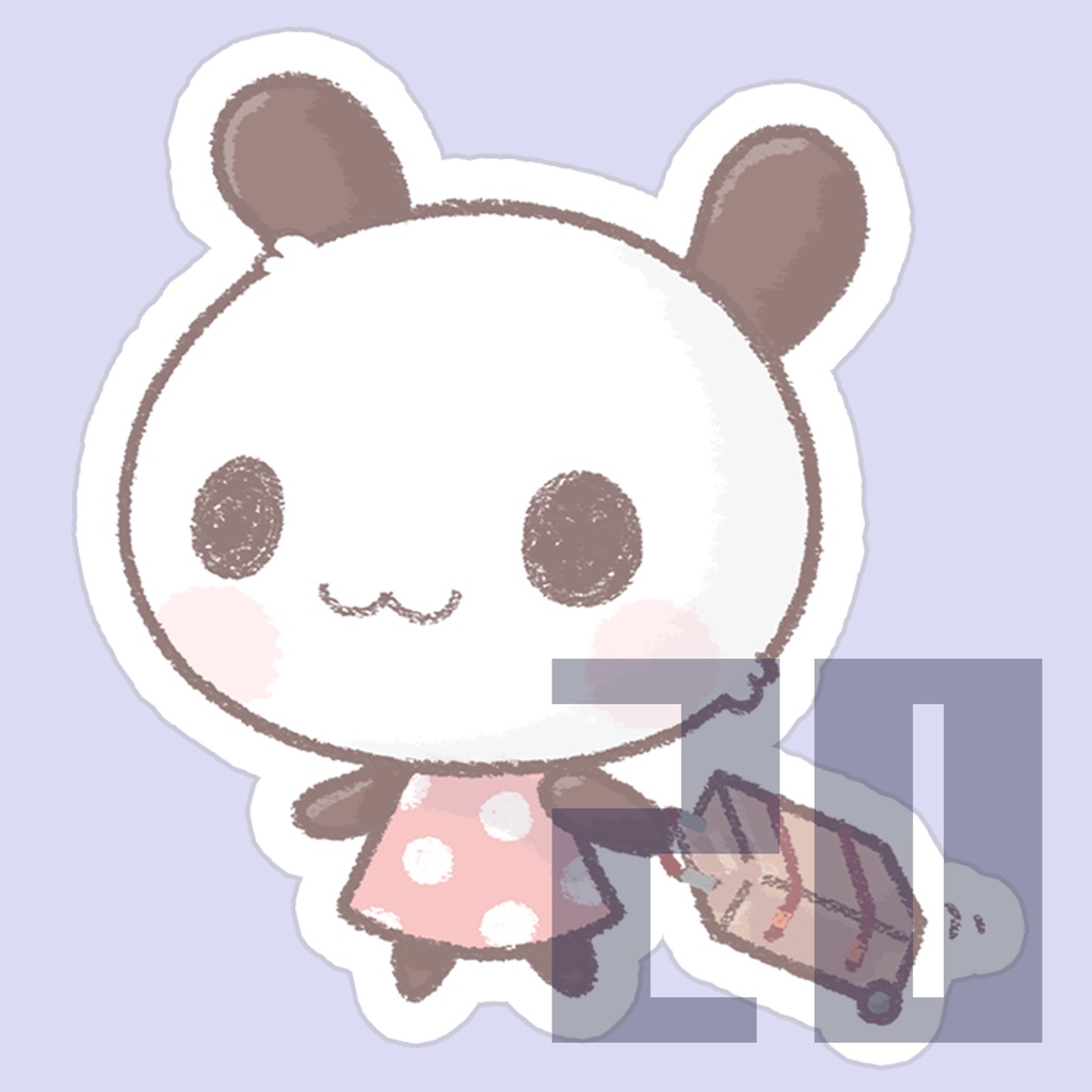 【NEW】しろちゃんステッカー(全20種)