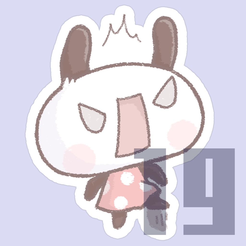 【NEW】しろちゃんステッカー(全20種)