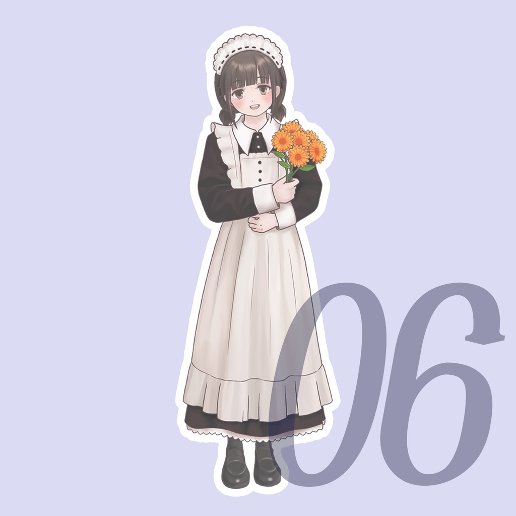 【NEW】メイドさんステッカー(全8種)