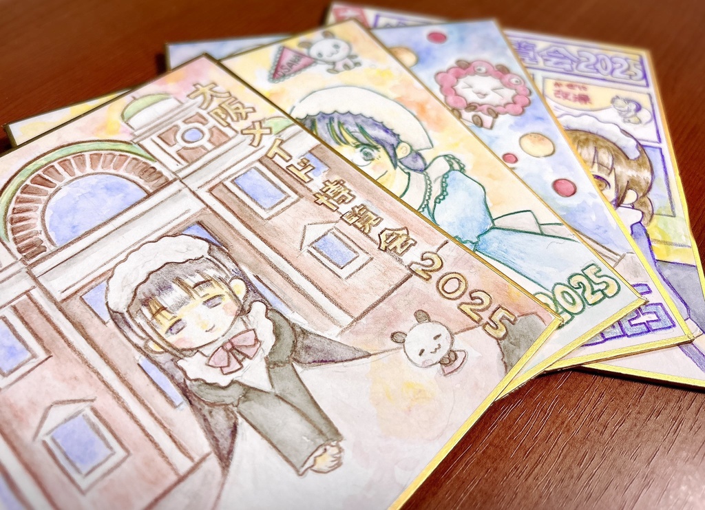 【NEW】大阪メイド博覧会2025記念色紙(ランダム)