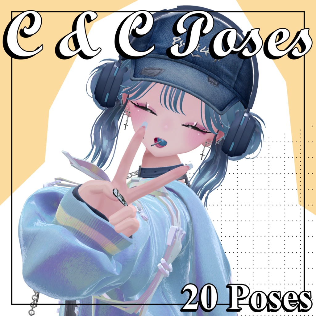 12アバター対応　Dual Charm Pose Pack