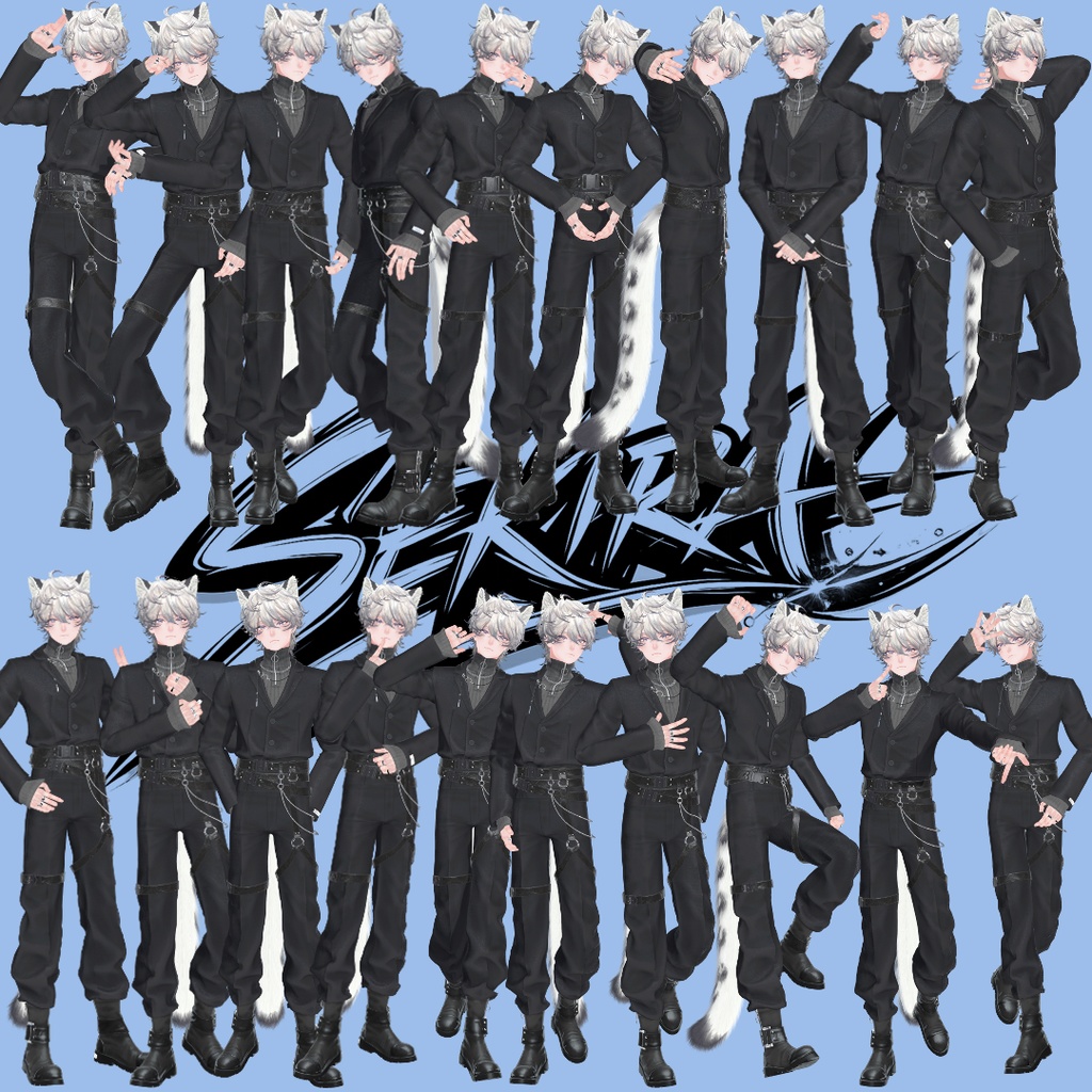 斑霞-NOIR MOTION-|40Pose Collection