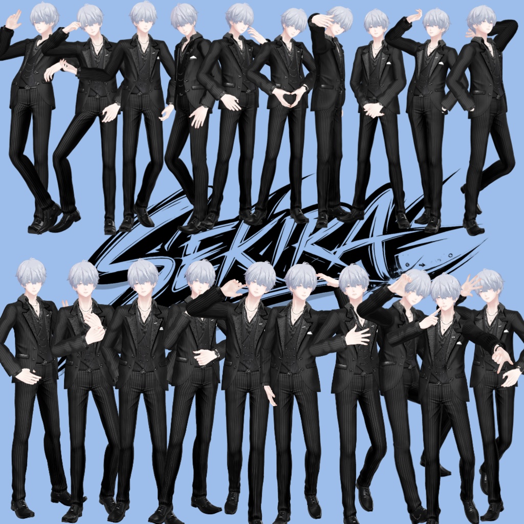 水瀬-NOIR MOTION-|40Pose Collection