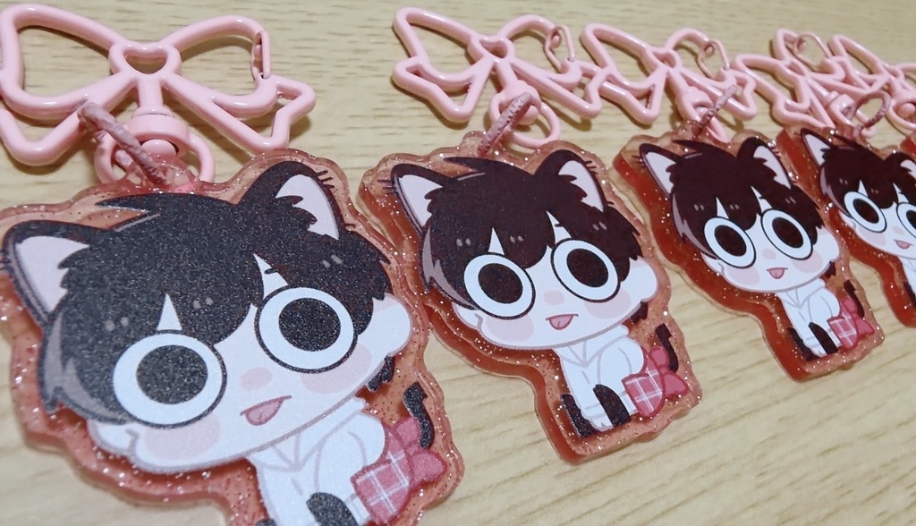 Love♥nyan acrylic keyring
