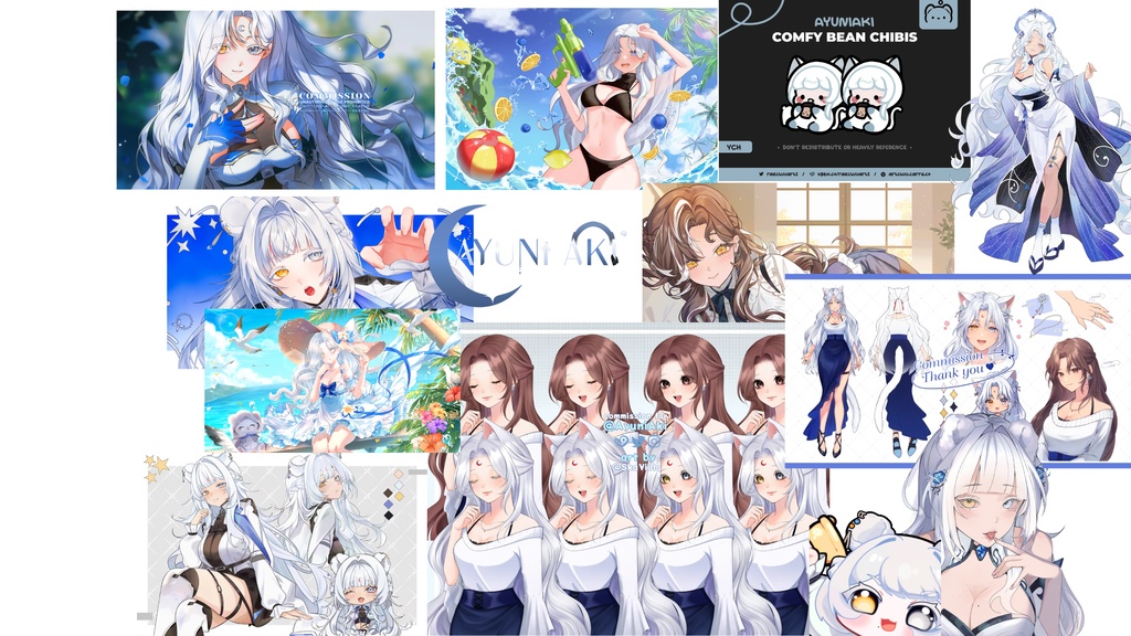 Moon Bear | Vtube Studio Model | BUNDLE