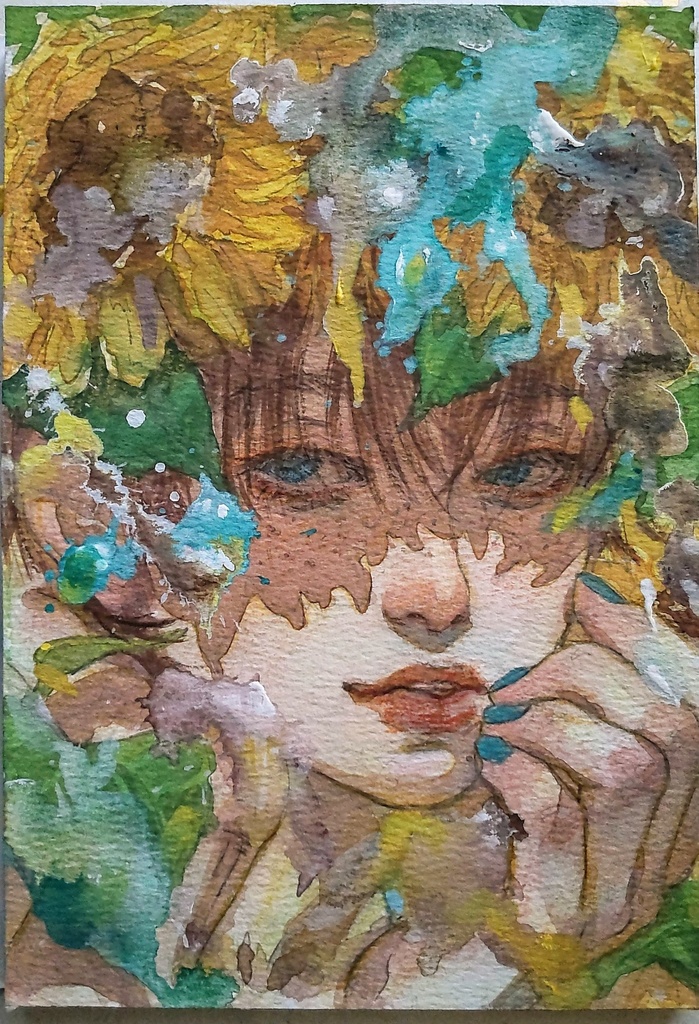 小サイズ透明水彩原画(5種)