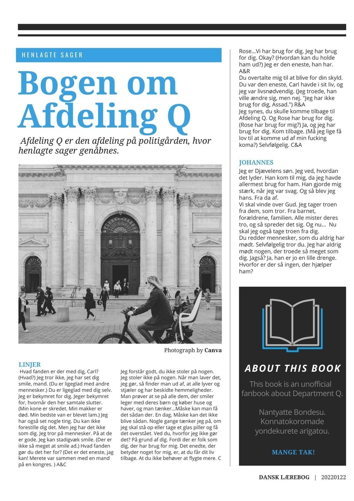 映画特捜部Qからデンマーク語を学ぶ本