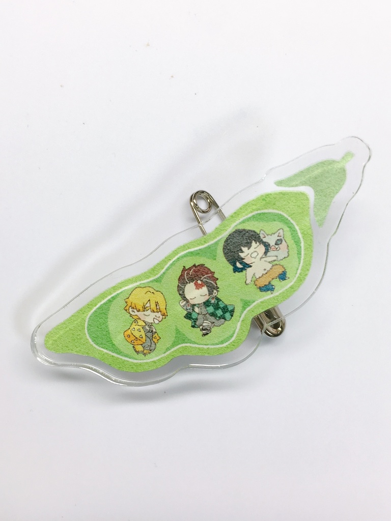 かまぼこ隊 枝豆アクリルバッジ