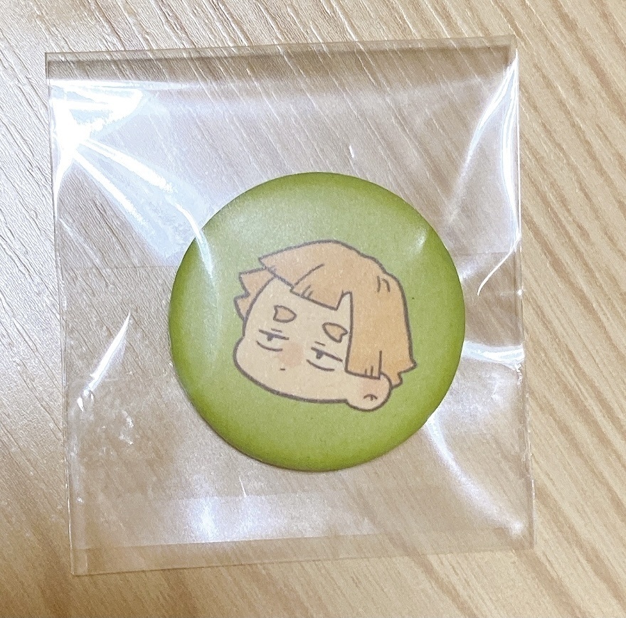 三色団子缶バッジ単品　我妻ジト目