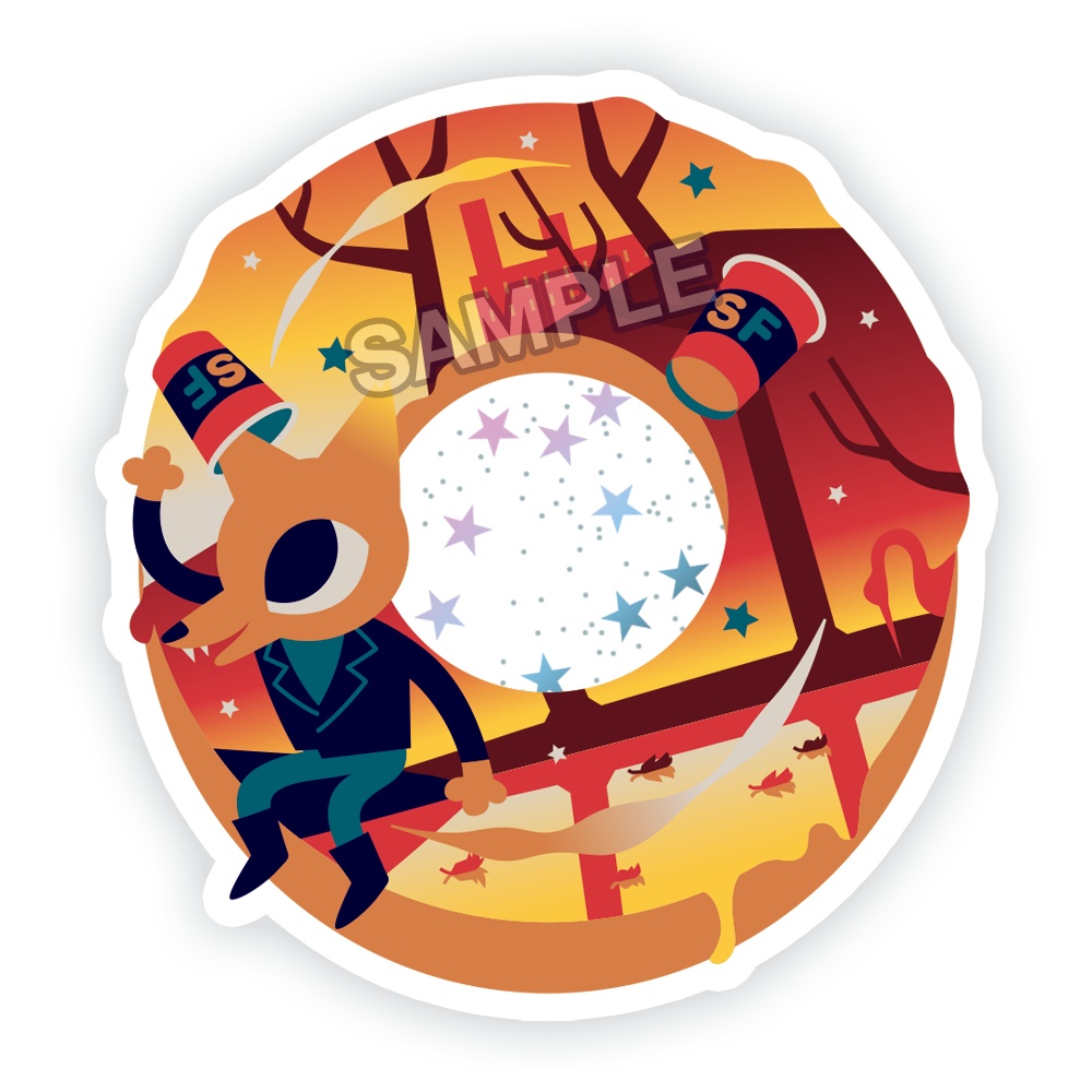 Night in the Woods ドーナツアクリルキーホルダー