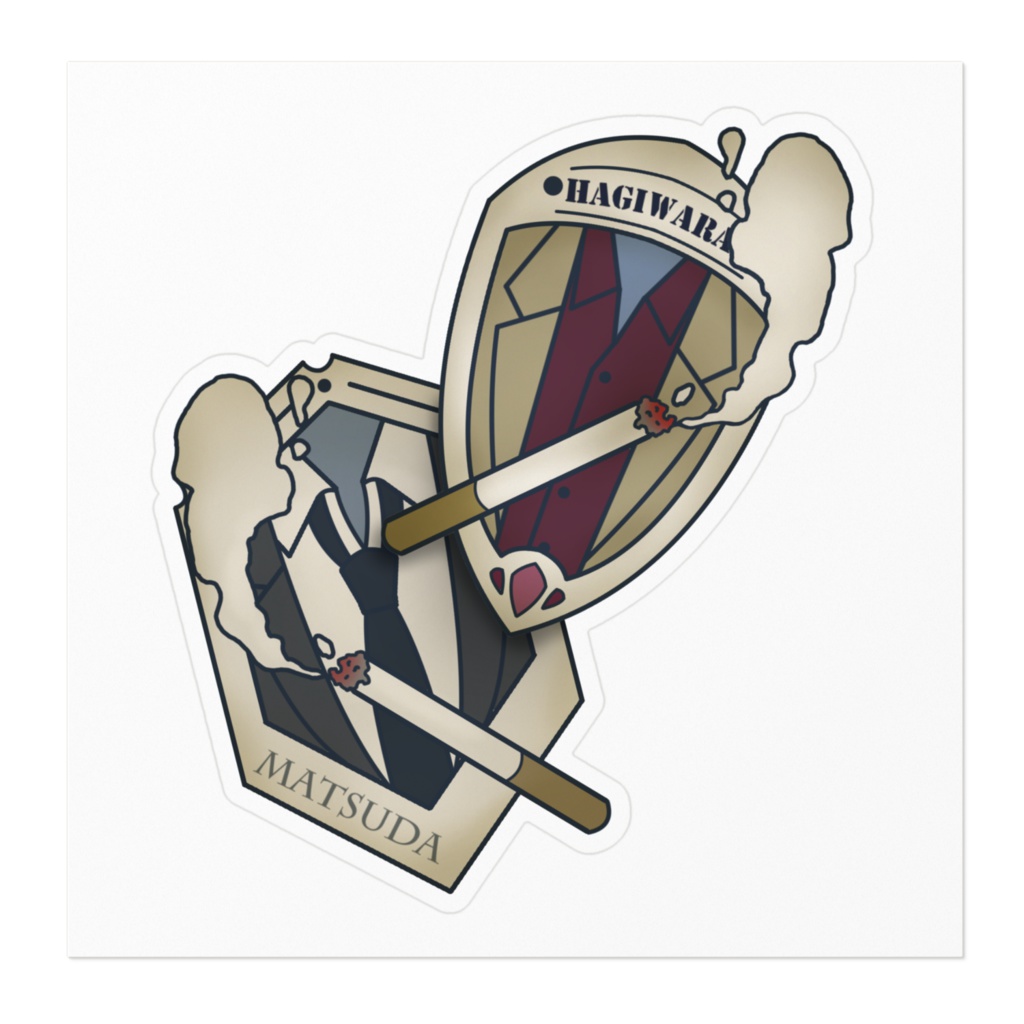 爆処ステッカー