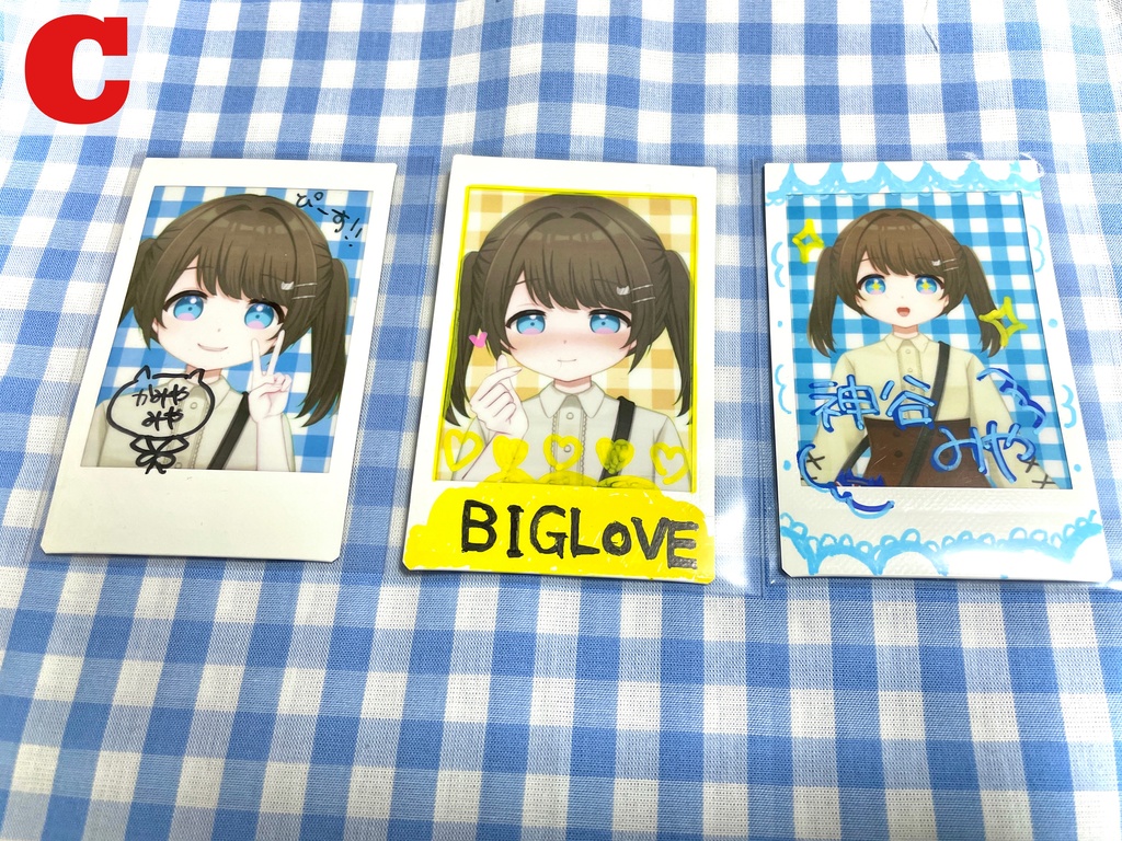 【デザフェス60】神谷みやチェキ3枚セット