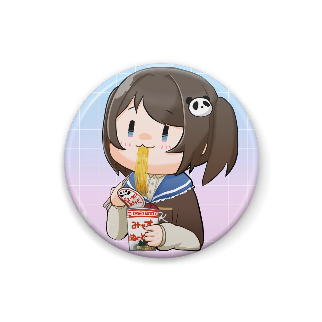 【神谷みや誕生日2026】ラーメンおいしい缶バッジ