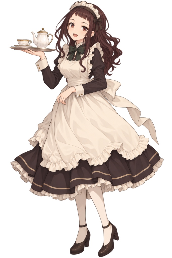 メイドっぽい立ち絵素材