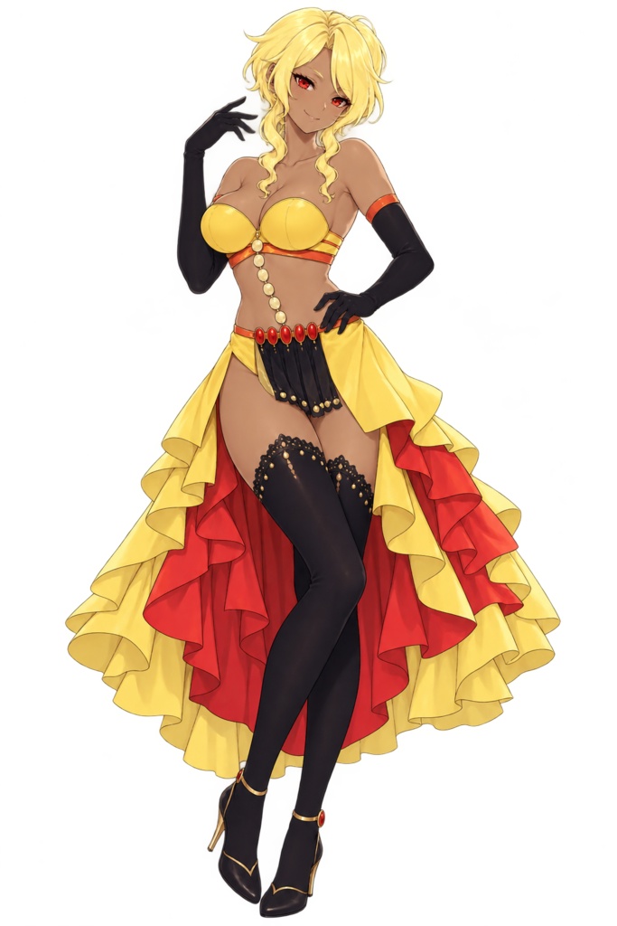 踊り子っぽい立ち絵素材