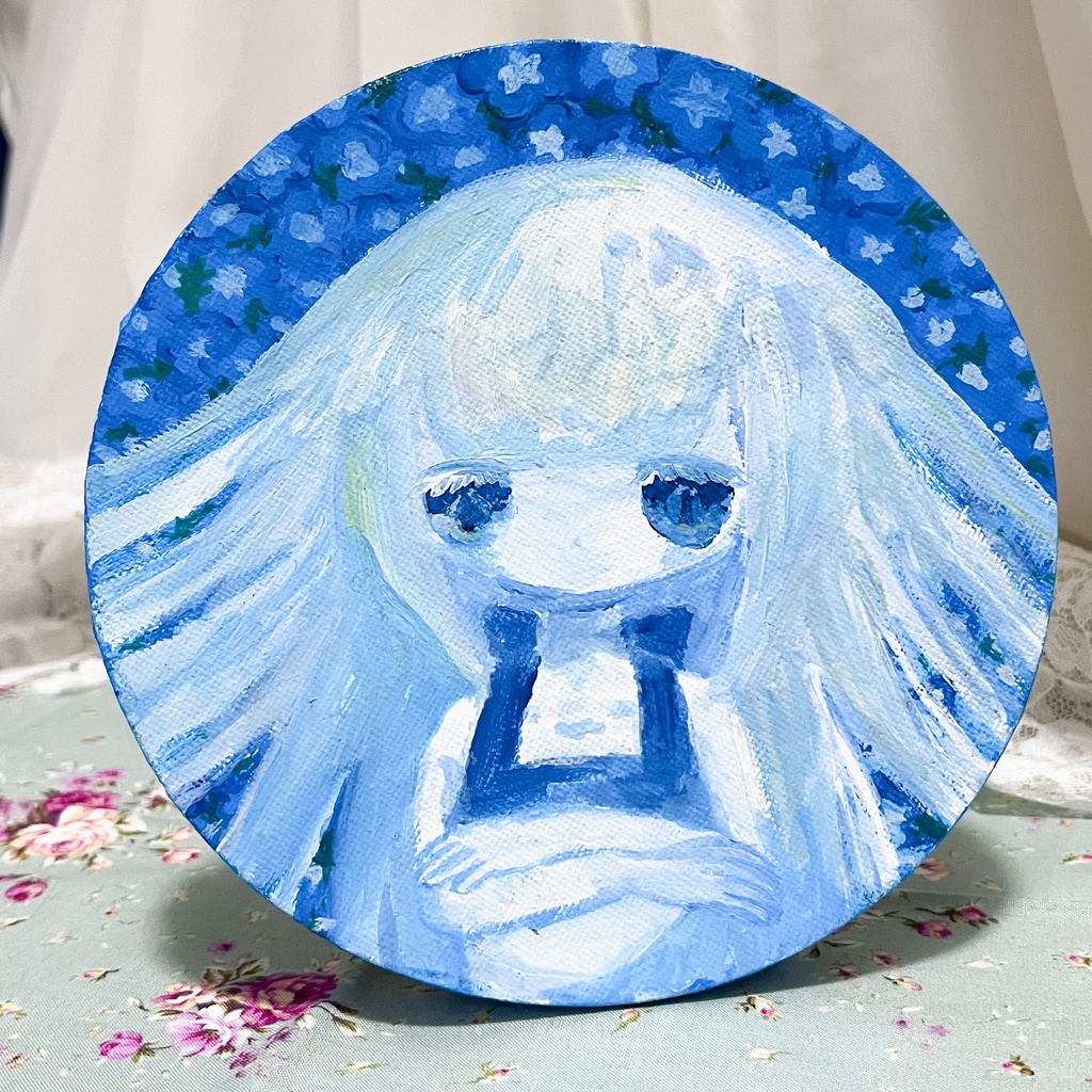 キャンバス原画 You are watching,watching me