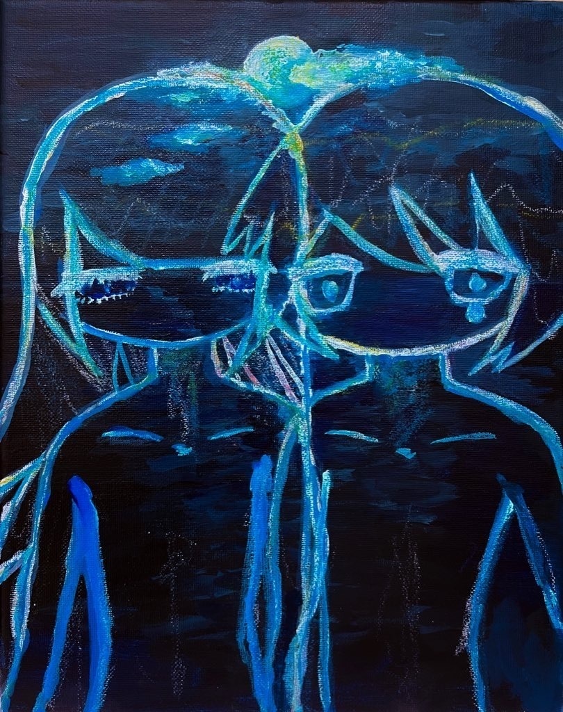 キャンバス原画 ひとつになれない