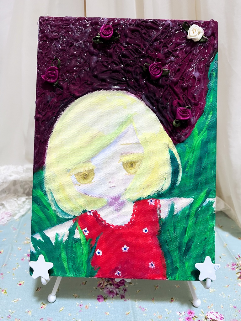 キャンバス原画 巣食う