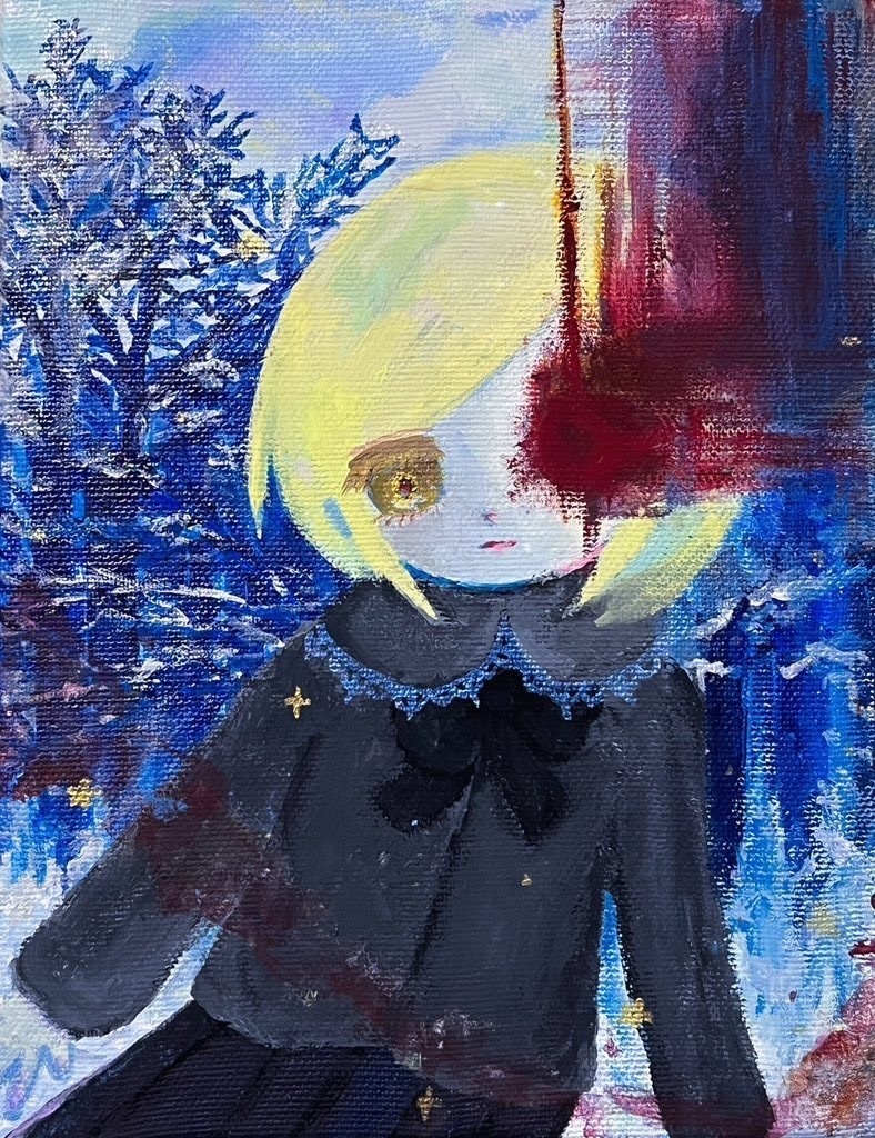 キャンバス原画 winter in the void