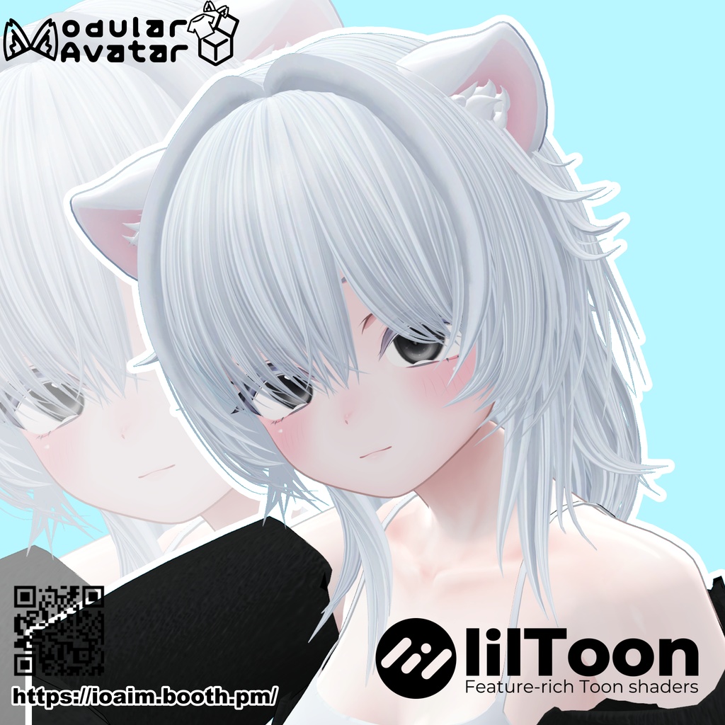 Medium Wolf Hair(まめひなた・キプフェル・シフォン・マヌカ・しお対応)