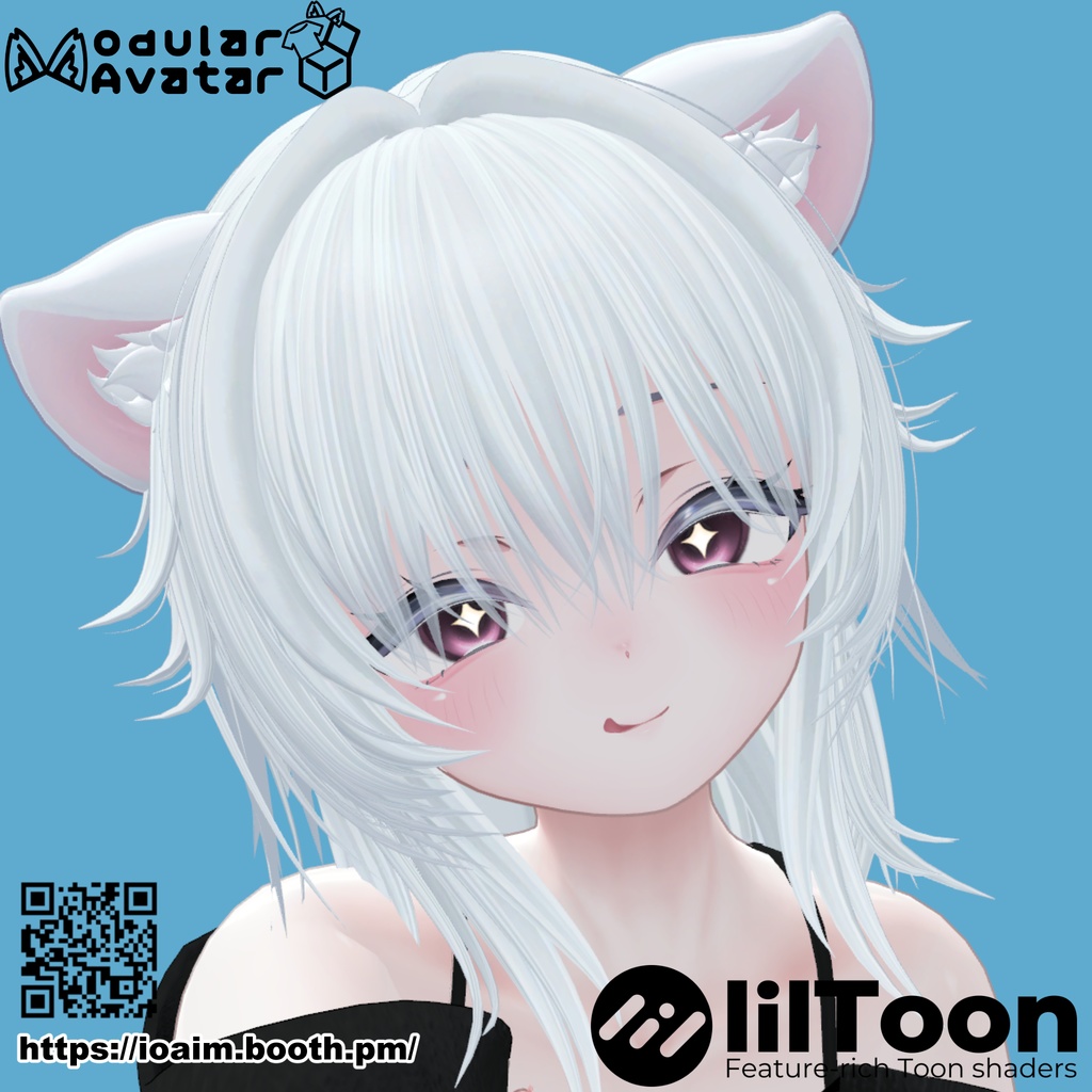 Medium Wolf Hair(まめひなた・キプフェル・シフォン・マヌカ・しお対応)