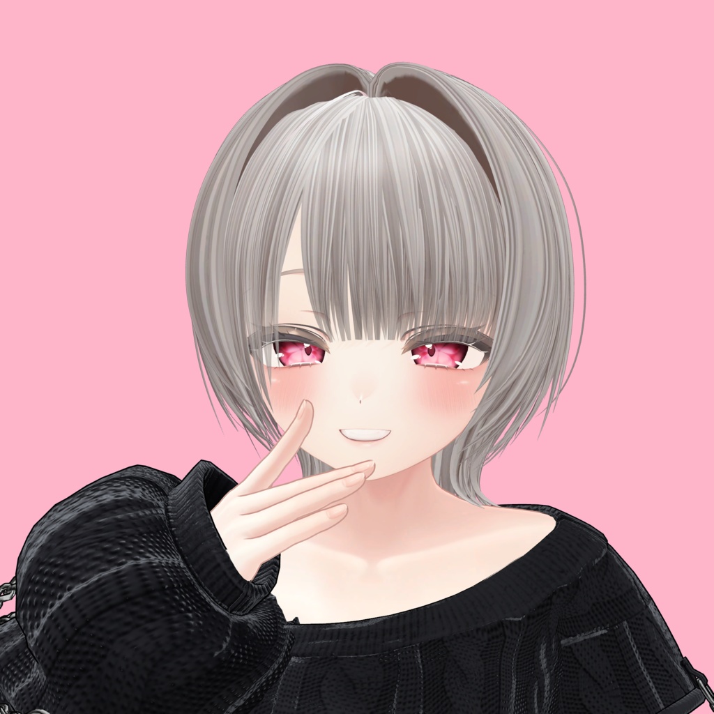 耳かけウルフヘア(まめひなた・キプフェル・シフォン・マヌカ・しお対応)