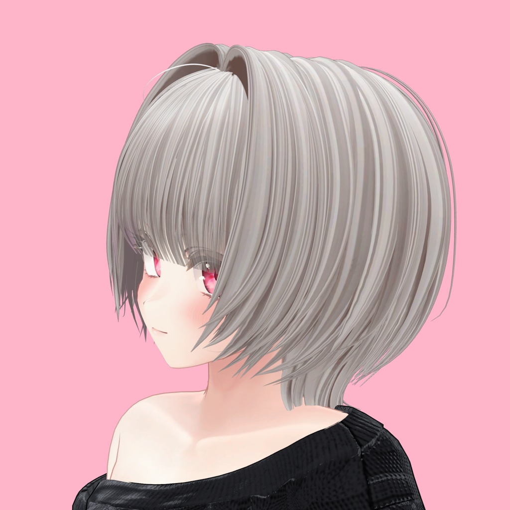 耳かけウルフヘア(まめひなた・キプフェル・シフォン・マヌカ・しお対応)