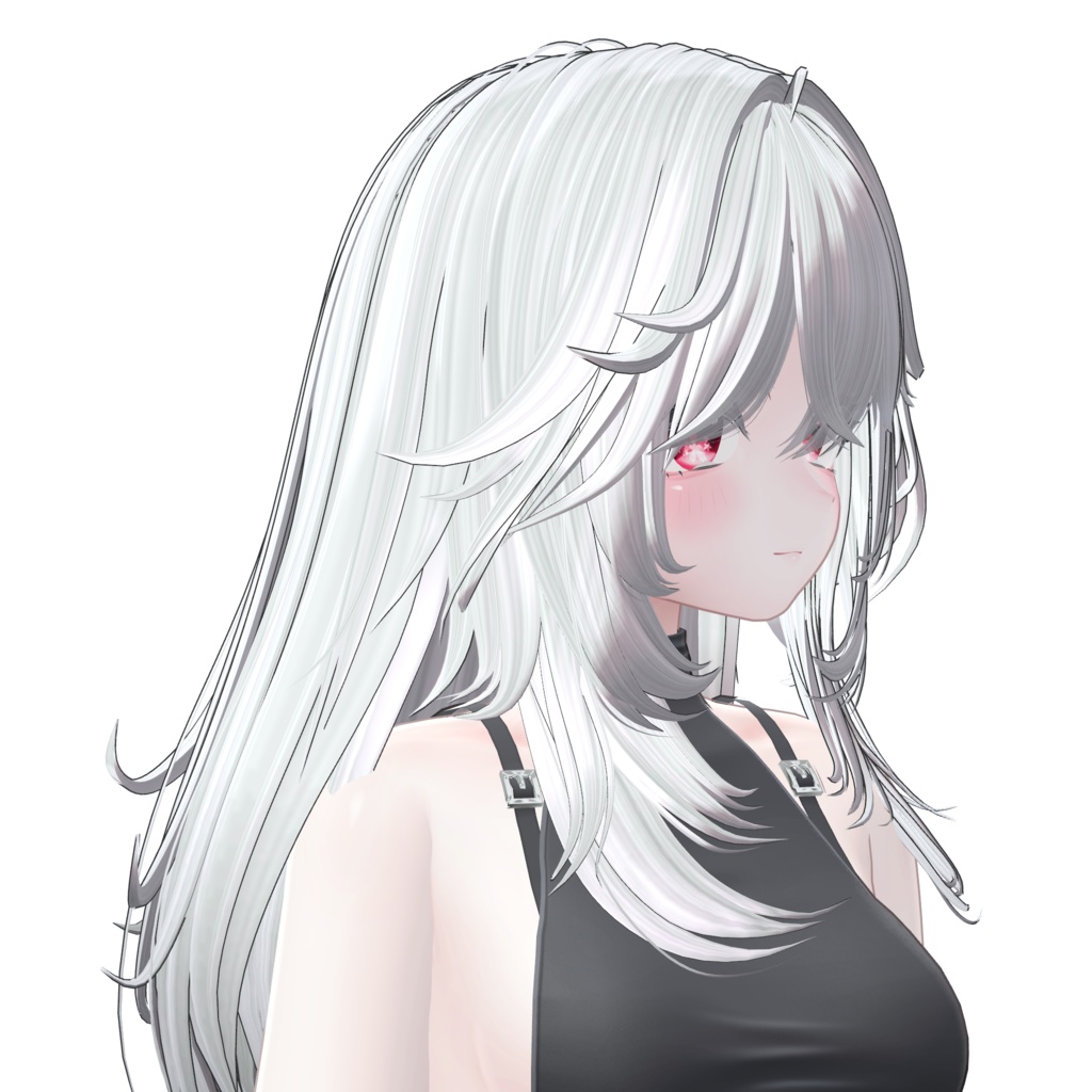 ロングレイヤーヘア・Long layered hair【6 avatars】
