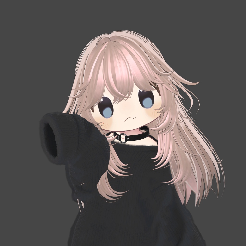 ロングレイヤーヘア・Long layered hair【6 avatars】