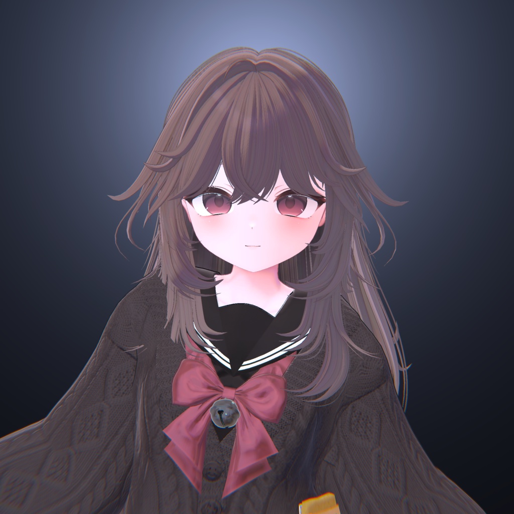 【14アバター対応】ロングレイヤーヘア【VRChat】