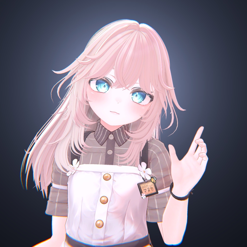 【14アバター対応】ロングレイヤーヘア【VRChat】