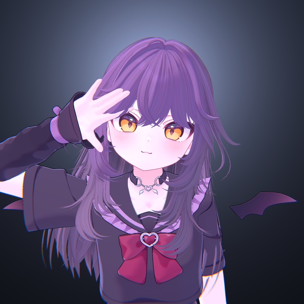 【14アバター対応】ロングレイヤーヘア【VRChat】