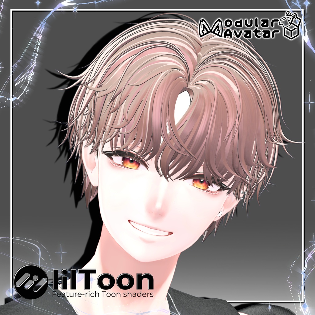 無造作センターパート【8 avatars】